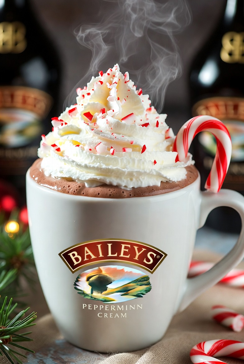 Baileys Peppermint Cream Cocktail